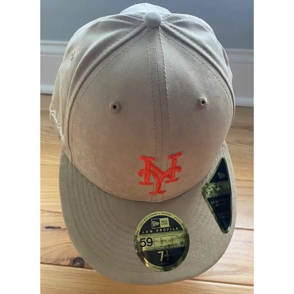 Aime Leon Dore ALD / New Era Brushed Nylon Mets Hat - Beige